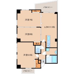 福々邸壱番館の物件間取画像